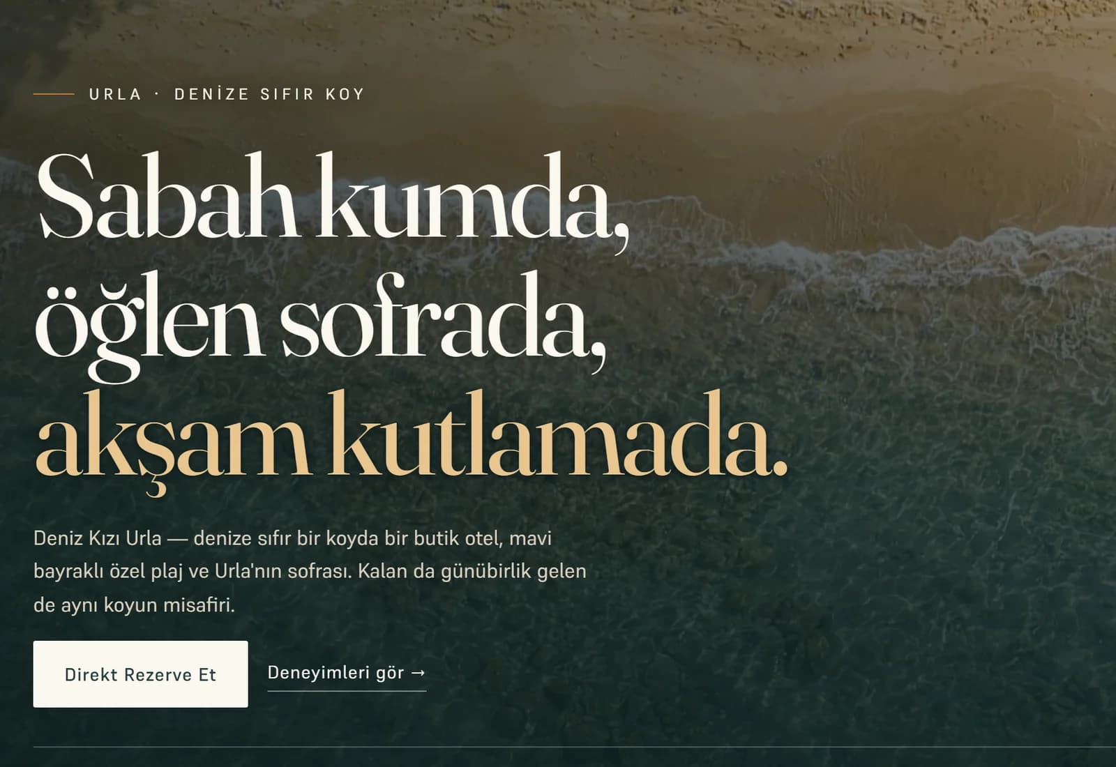 Deniz Kızı Urla — Web & Reklam